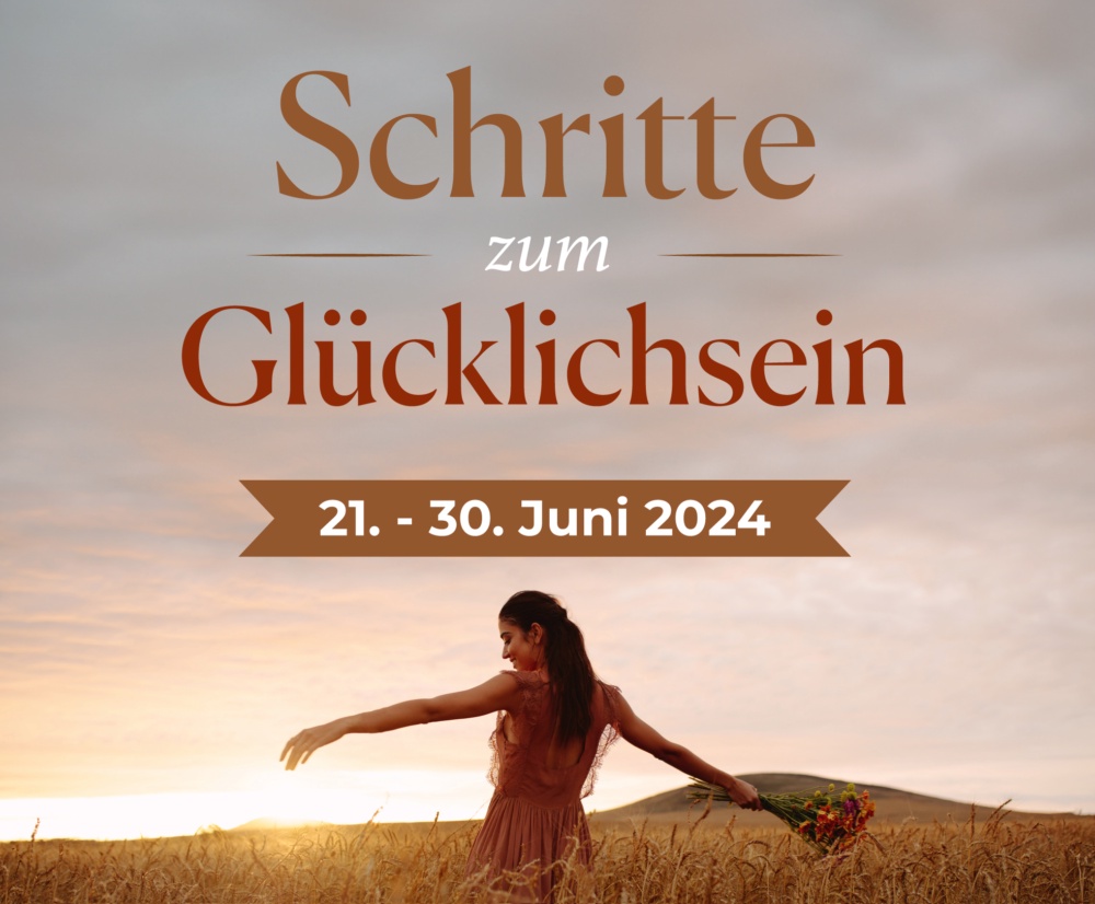 Schritte zum Glücklichsein