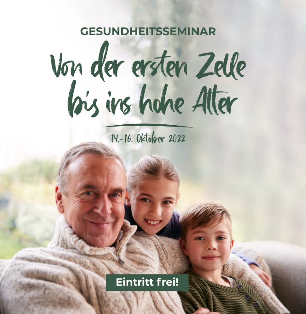 Von der ersten Zelle bis ins hohe Alter